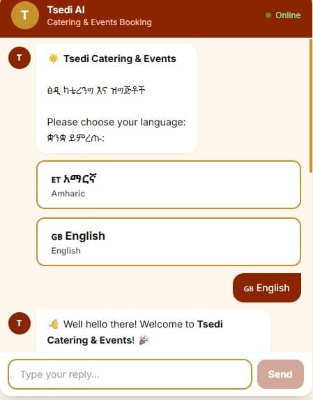 Tsedi Catering & Events